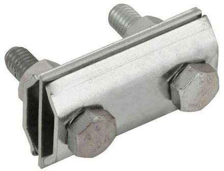 Зажим соединительный двойн. сквоз. пруток-пруток 8мм нерж. сталь IEK ZCC84-20-1-08