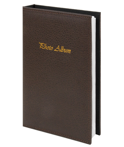 Фотоальбом BRAUBERG на 156 фото 10х15 см, под гладкую кожу, на кольцах, коричневый, 390470