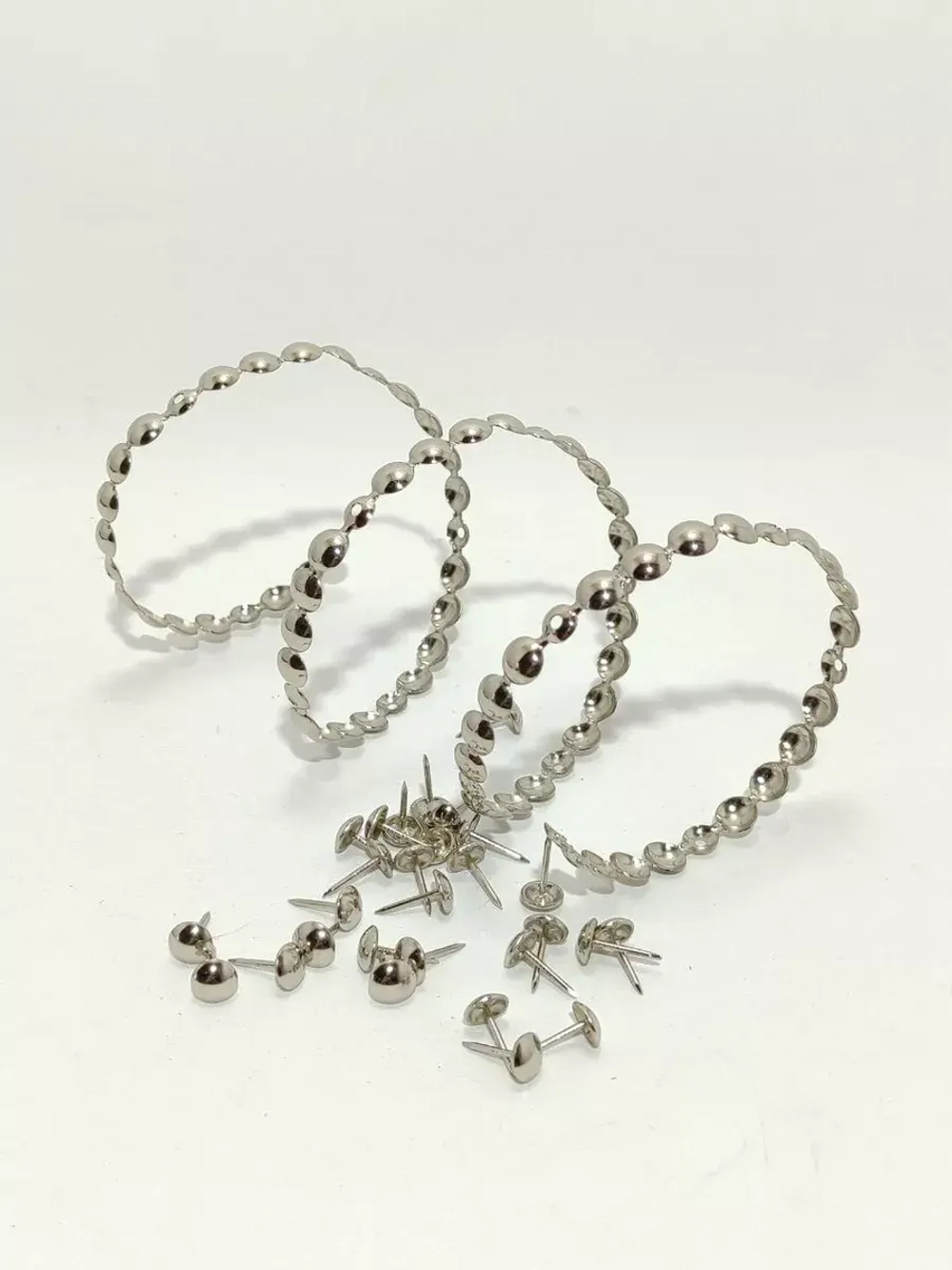 Гвоздевая лента для мебели "Хром" молдинги для мебели