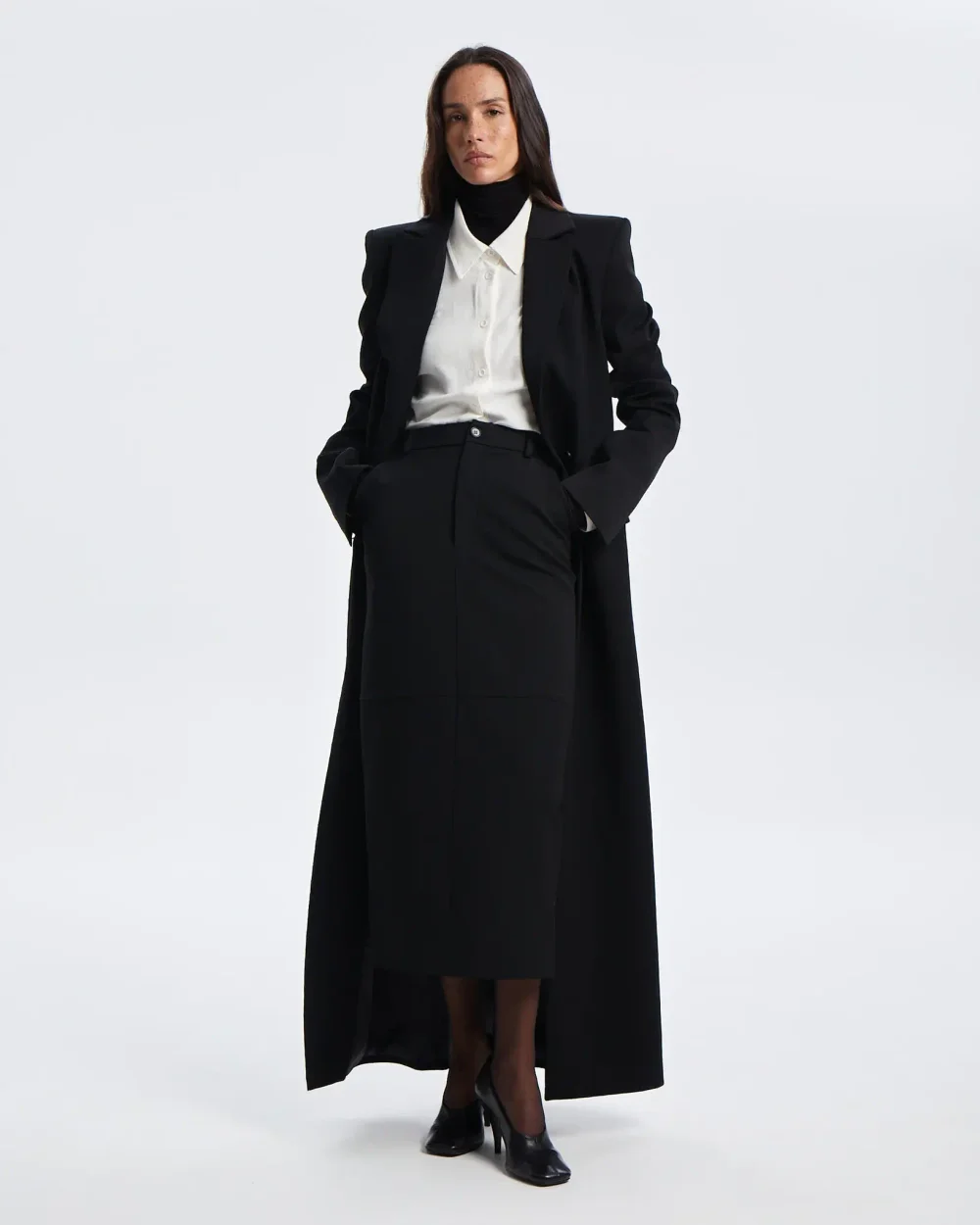 Пальто-пиджак, Черный