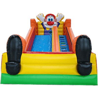 Большой надувной батут-горка "Арлекин"