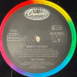 Виниловая пластинка Tina Turner ‎– Simply The Best 2LP