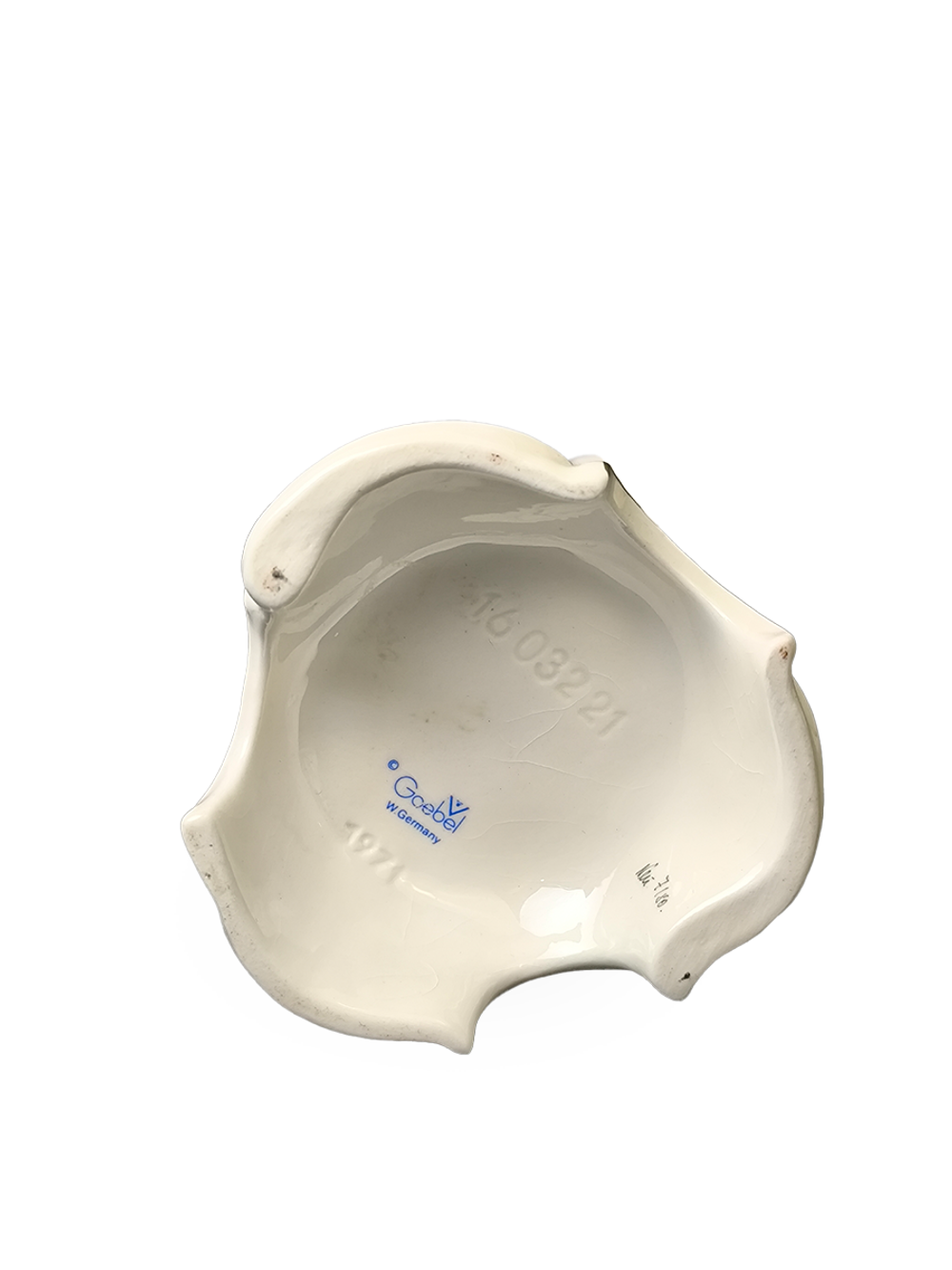 Статуэтка винтажная "Девушка с птичьими клетками" Goebel