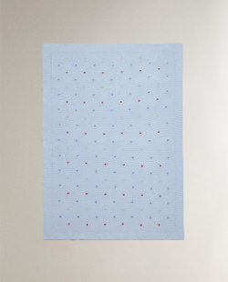 Zara Home плед детский из хлопка, 70x100 см