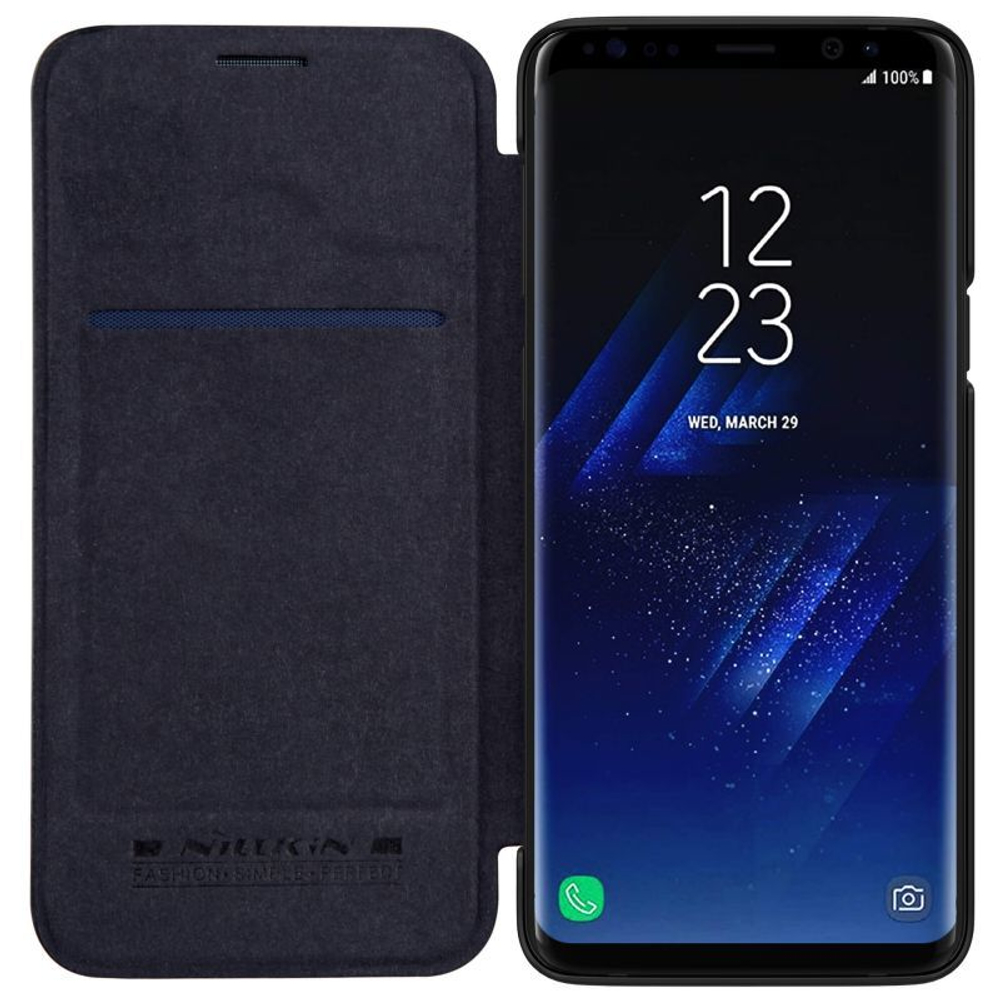 Кожаный чехол-книжка Nillkin Leather Qin для Samsung Galaxy S9