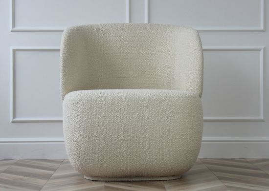 Кресло Ellipse E5.1 (молочный, букле)