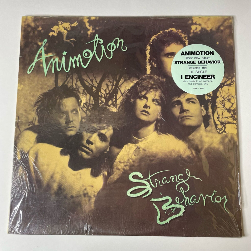 Винтажная виниловая пластинка LP Animotion Strange Behavior (Канада 1986)