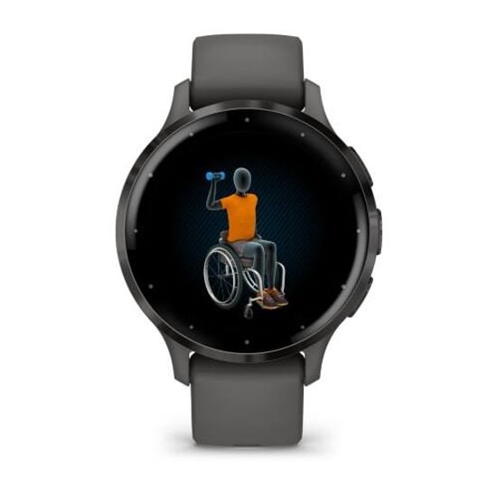 Умные часы Garmin Venu 3S черный/темно-серый