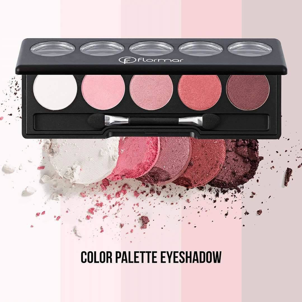 FLORMAR Палетка теней для век Color Palette Eye Shadow