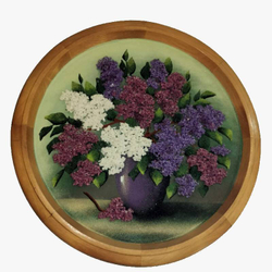 Панно "Букет 400" литопись, дерево