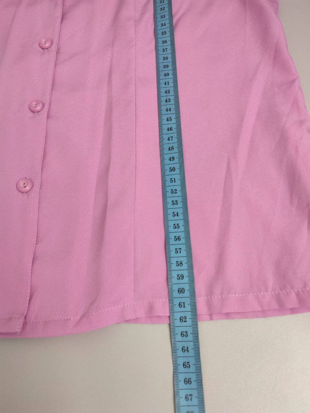 Рубашка сиреневая 46-48 размер