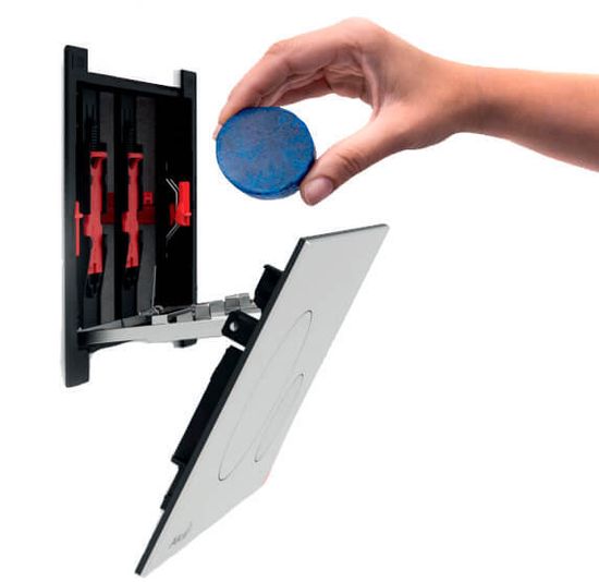 Инсталляция AlcaPlast AM101/1120-4:1 RU M670-0001, кнопка M670 белая, с шумоизоляцией