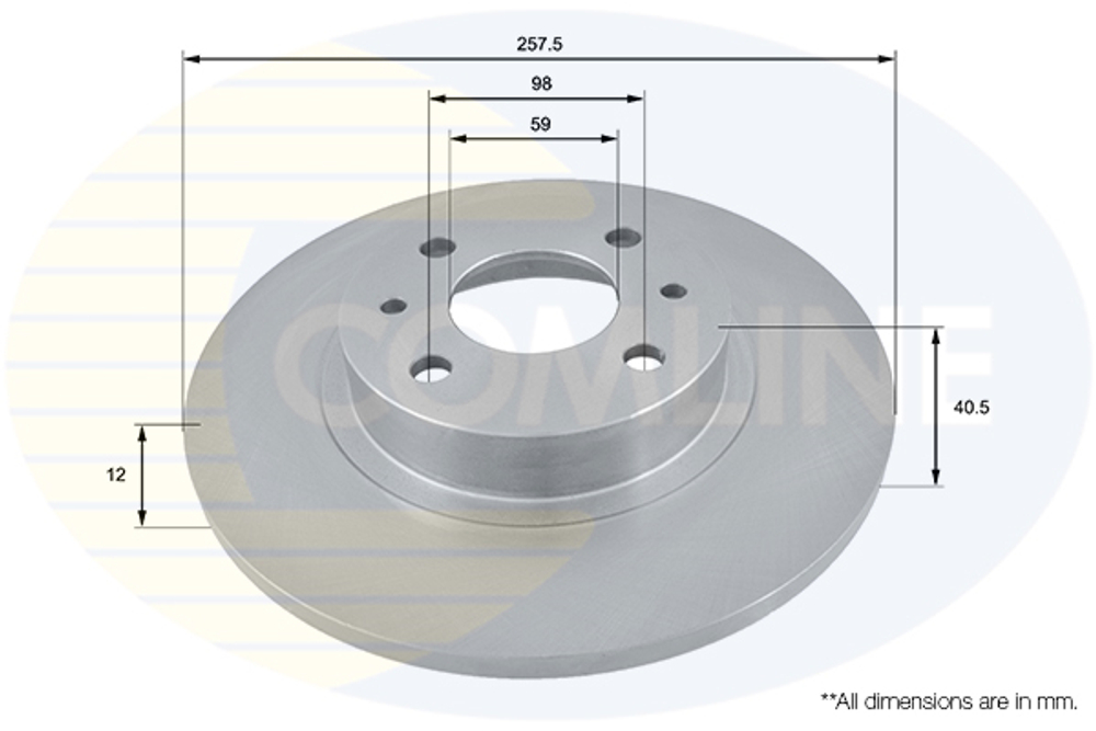 COMLINE - ADC1802-CML - Brake Disc