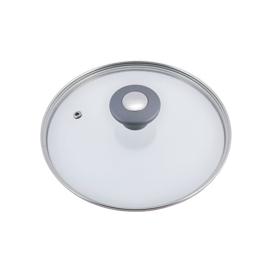 Сковорода 20 см. из алюминия с крышкой Kamille KM-4269GR с мраморным покрытием