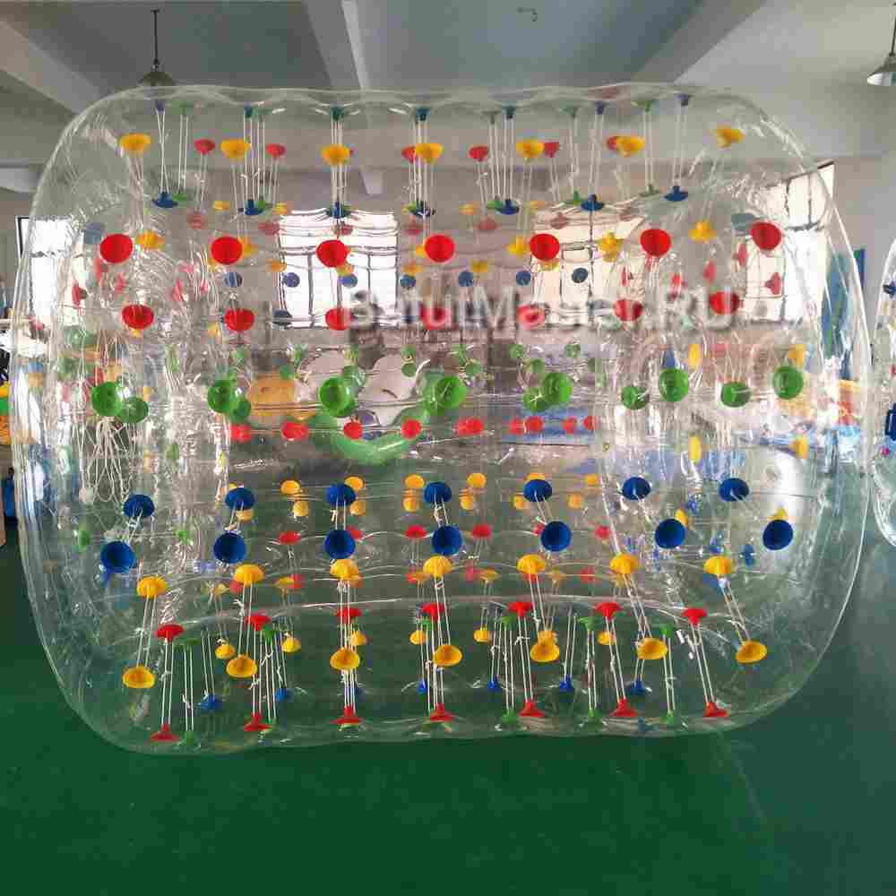 Бизнес-набор: Бассейн 7*7 м (1 шт), Водный шар ТПУ (3 шт), Водный роллер ТПУ (1 шт),насос (1 шт)