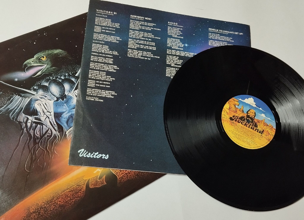 Винтажная виниловая пластинка LP Visitors (Italy 1981)