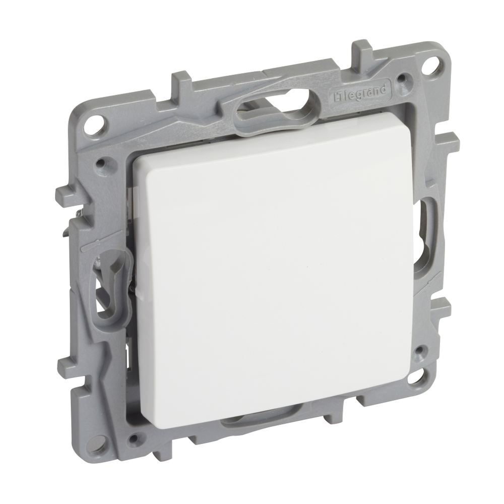 Переключатель перекрёстный 1-клавишный 10А 250В белый ETIKA Legrand