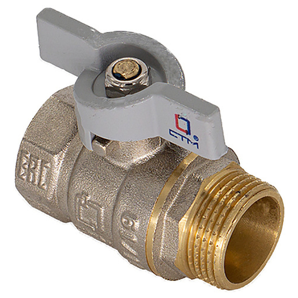 Кран шар. для воды 1/2" г/ш бабочка CTM СТАНДАРТ CWFMB012