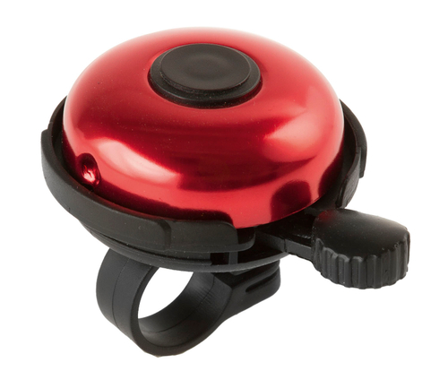 Звонок алюминий/пластик D53мм черно-красный M-WAVE