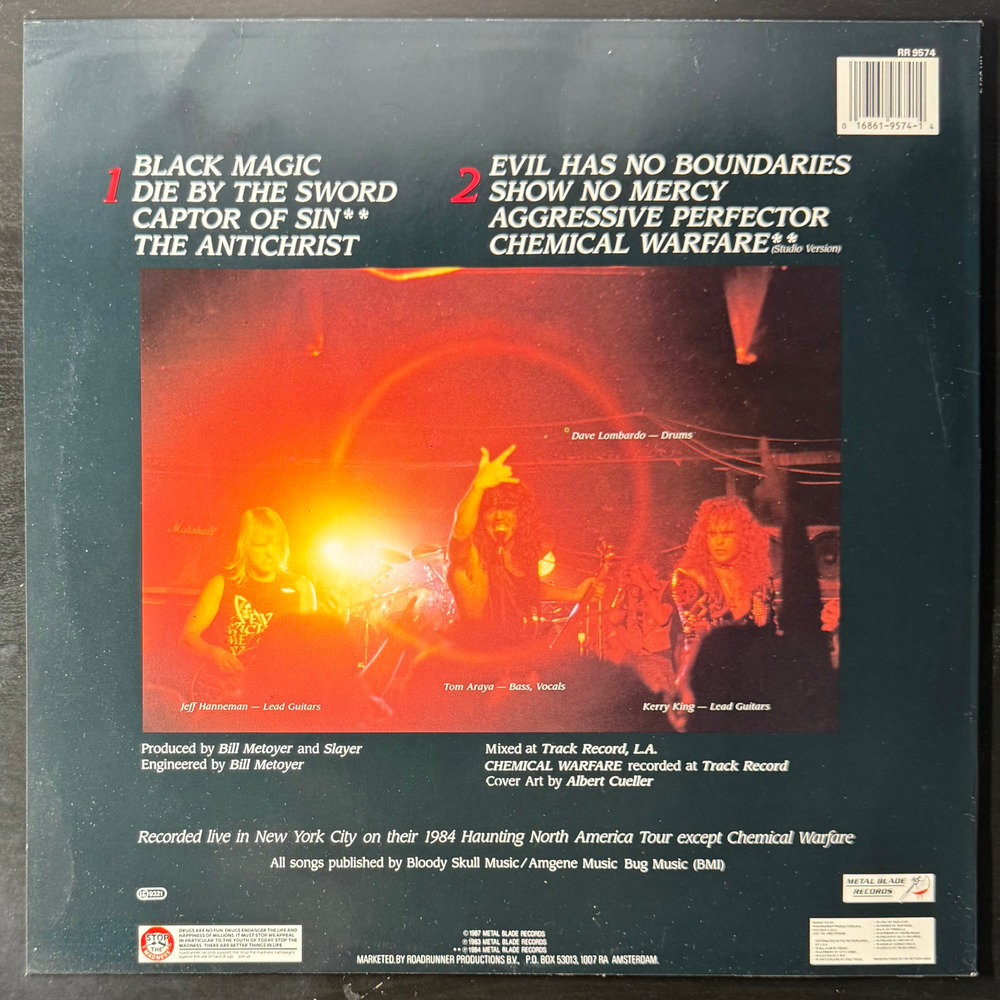 Slayer ‎– Live Undead (Голландия 1987г.) EP