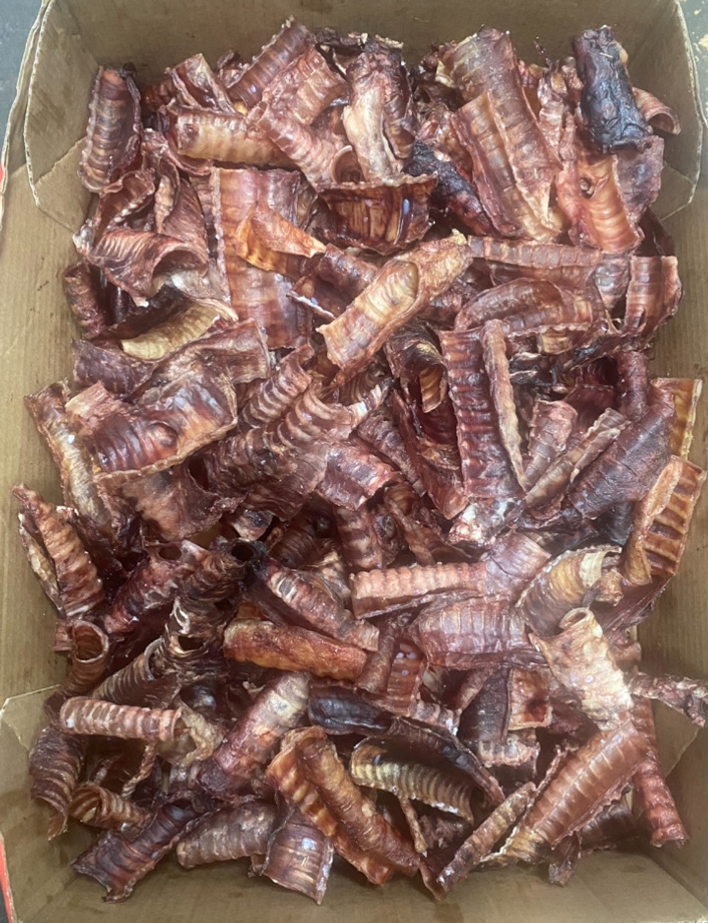 Трахея говяжья (сушеное лакомство) (цена за 100гр)