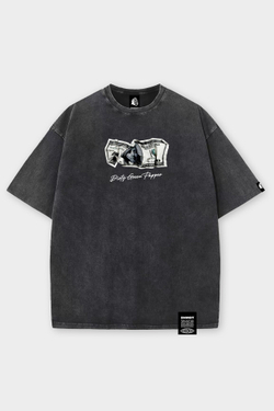 Футболка SHMOT "DOLLAR" GARMENT DYE Черный