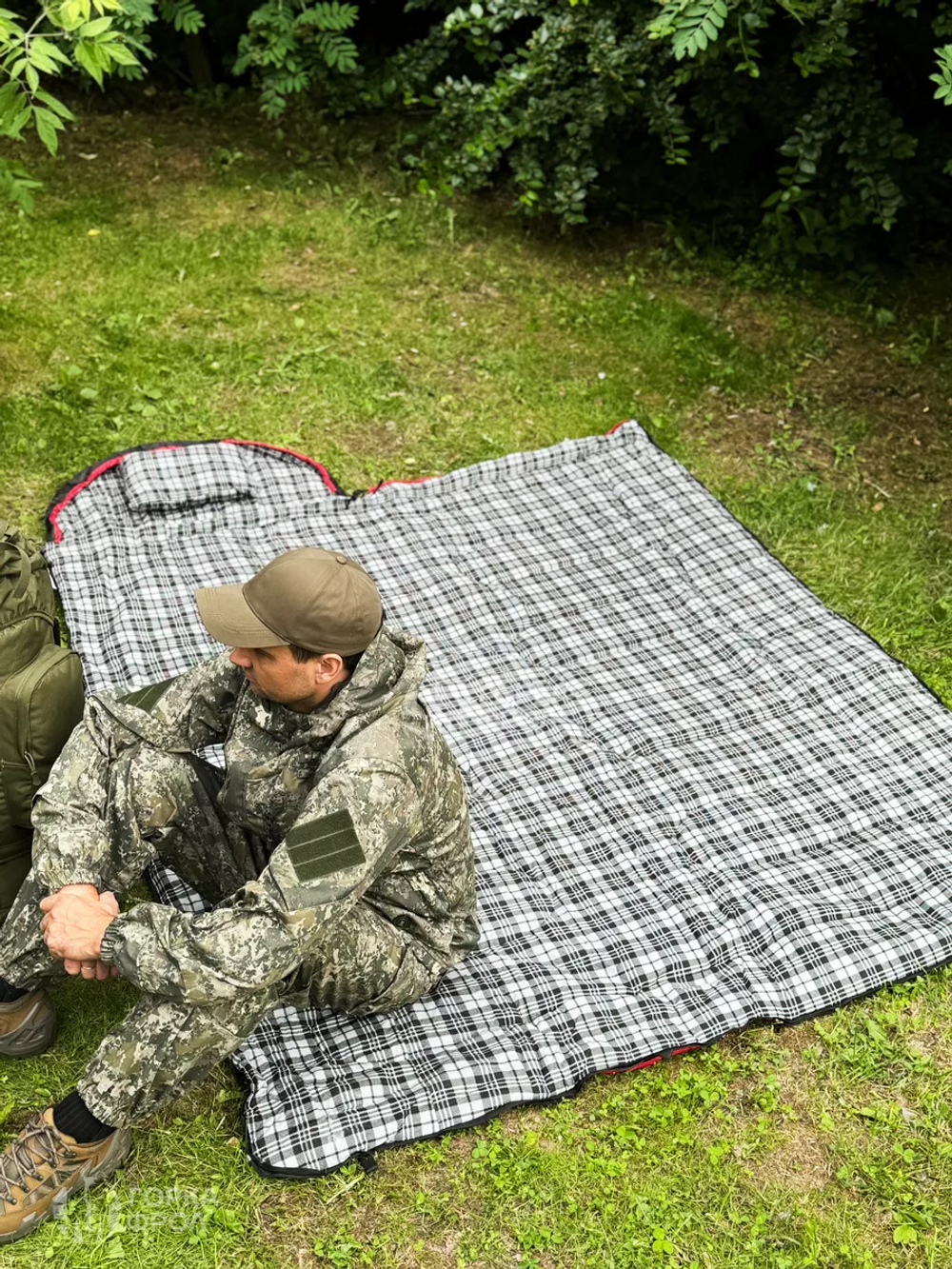 Спальный мешок Balmax elit - 7 градусов Красный/Черный