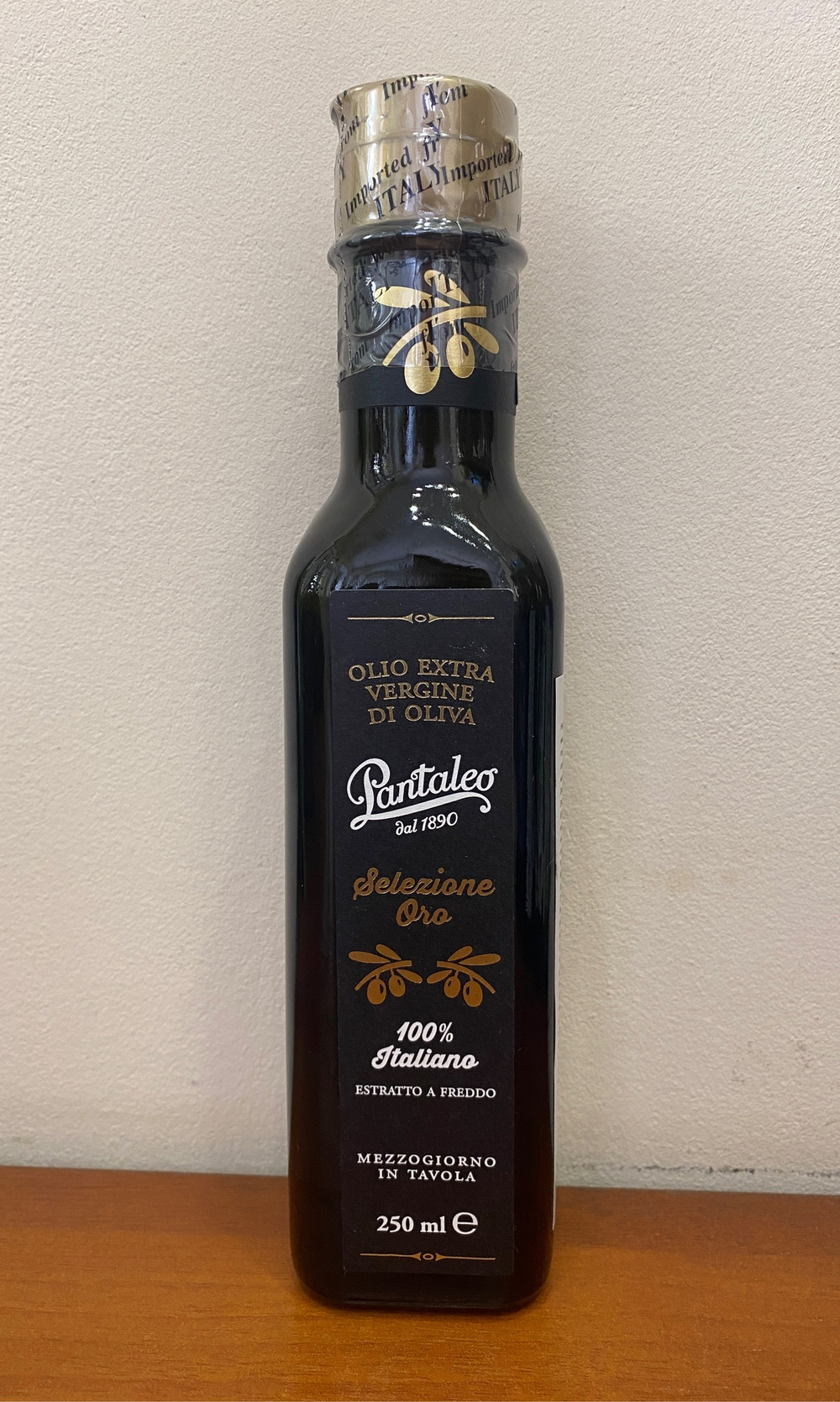 Оливковое масло PANTALEO Selezione Oro 100% Italiano EXTRA VIRGIN, 0.25л, Италия