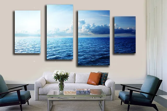 Модульная картина "Синее море"
