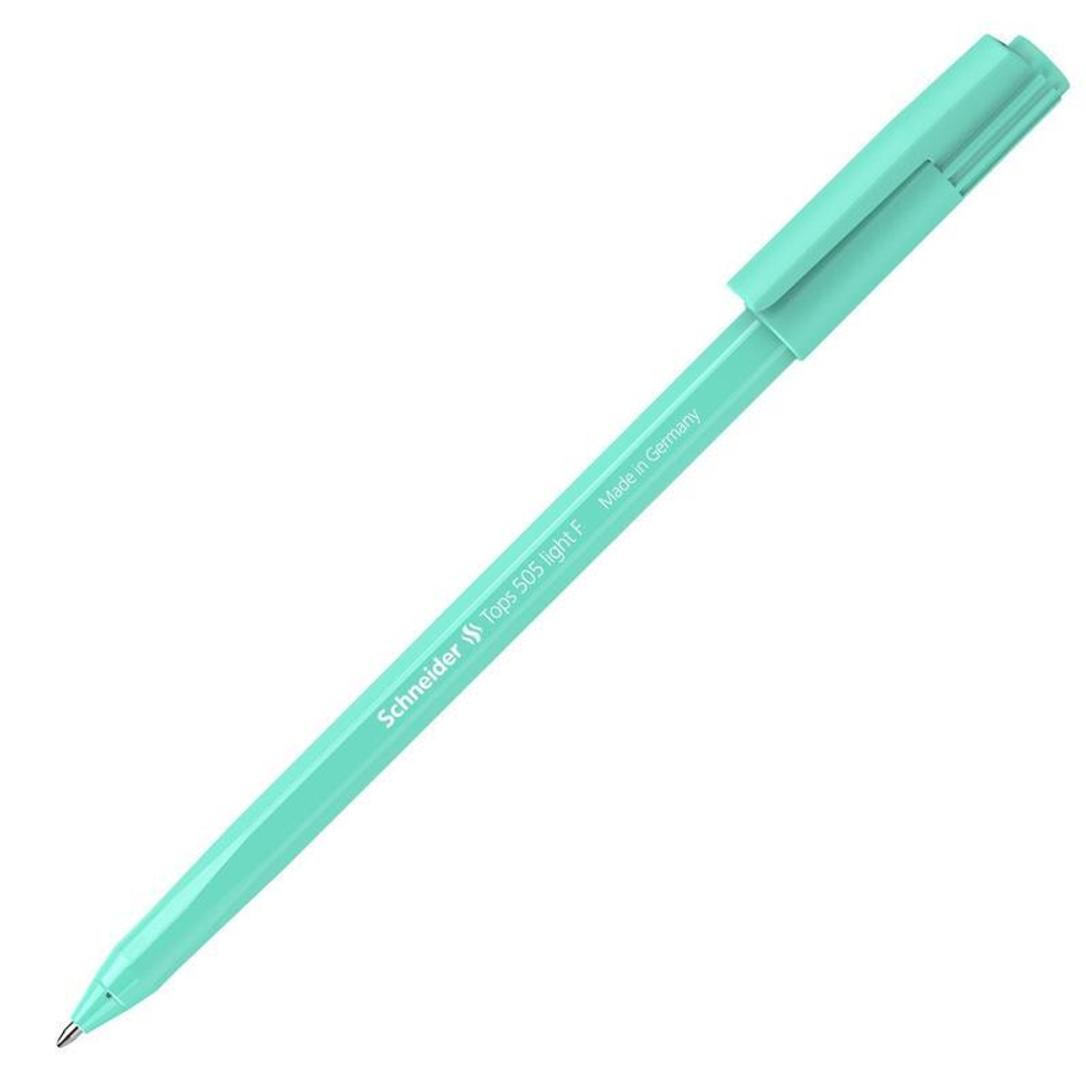 Ручка шариковая Schneider "Tops 505 F Light Pastel", синяя, 0,4мм., масляная