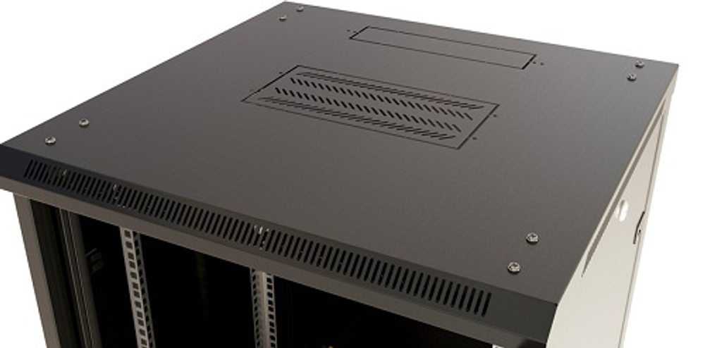 Шкаф настенный 19", 6U Hyperline TWB-0666-GP-RAL9004