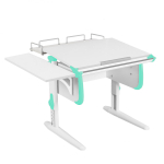 Растущая парта Дэми СУТ 24 с задней полкой СУТ.14.210 и боковой полкой СУТ.24.230 (1020×880 мм)