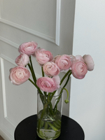 Ранункулюс в розовом оттенке