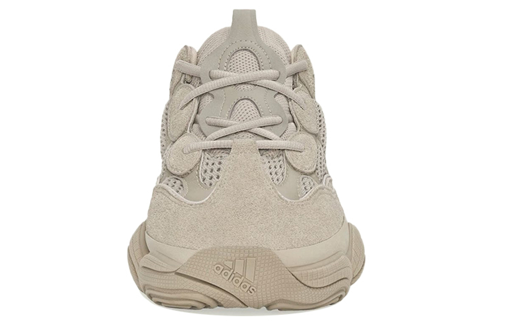 Adidas originals Yeezy 500 brown "Taupe Light" shock absorption, non-slip, wear-resistant, breathable, wrapping support, low-cut daddy shoes for men and women