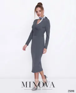 Платье 1117-серый Minova