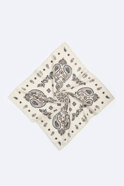 ZARA БАНДАНА С ПРИНТОМ ПЕЙСЛИ, ЭКРЮ