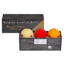 Шары Super Aramith Pro-Cup Carom ø61,5мм 3шара