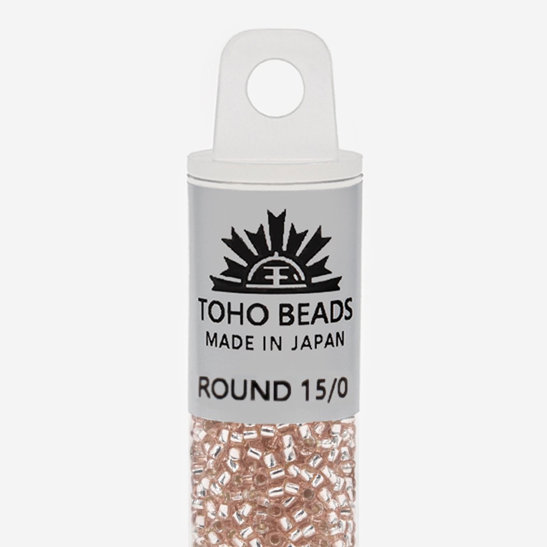Японский бисер TOHO Round 15/0 (№31), с внутренним серебрением, прозрачный