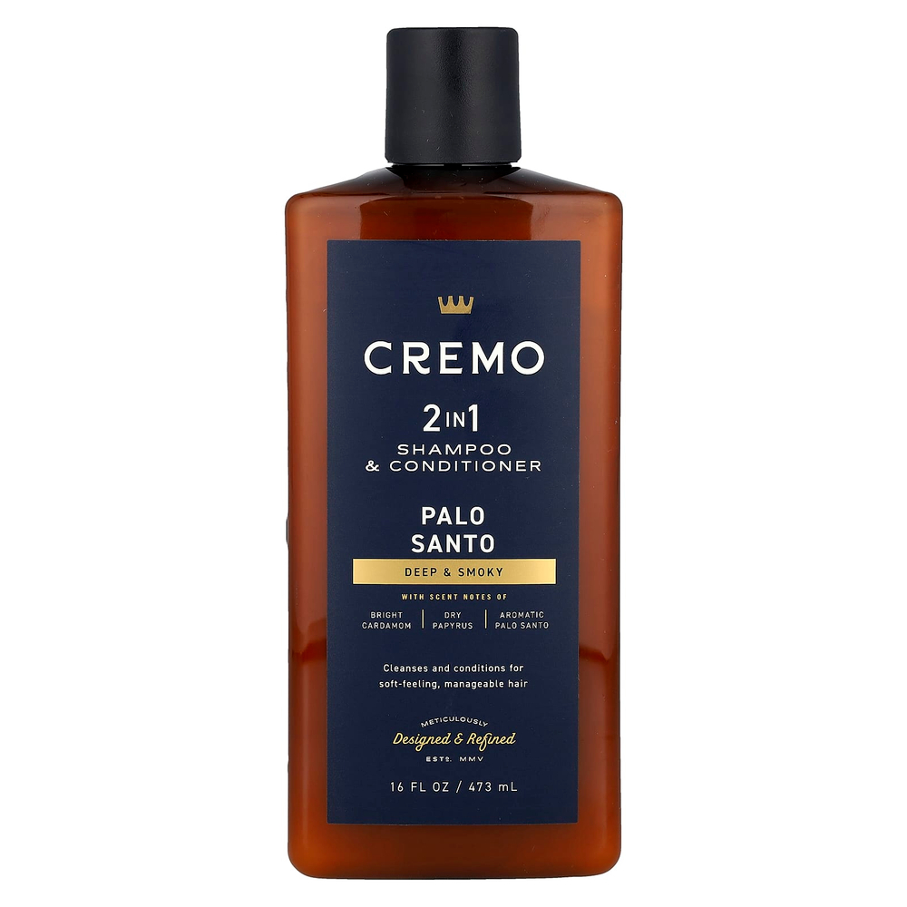 Cremo, Шампунь и кондиционер 2 в 1, Palo Santo, 473 мл (16 жидк. Унций)