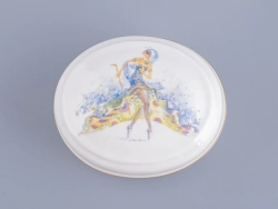 Туалетная коробочка форма Овальная рисунок Фея Карабос арт. 80.86404.00.1