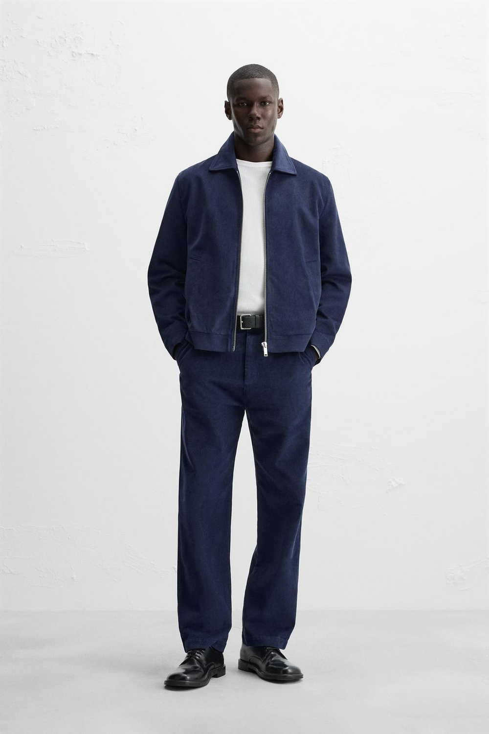 Брюки regular fit из лиоцелла и хлопка
