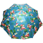 Зонт пляжный D=170см, h-190см «Фламинго» голубой ДоброСад