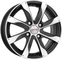 K&K Джемини 6x15 4x114.3 ET 40 Dia 67.1 (алмаз черный)