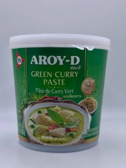 Зеленая паста карри Aroy-D для тайских блюд, 400 гр