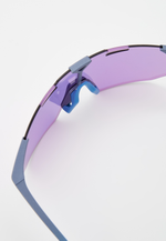 Спортивные очки 100% HYPERCRAFT SQ Satin Storm Metallic - Purple Mirror Lens
