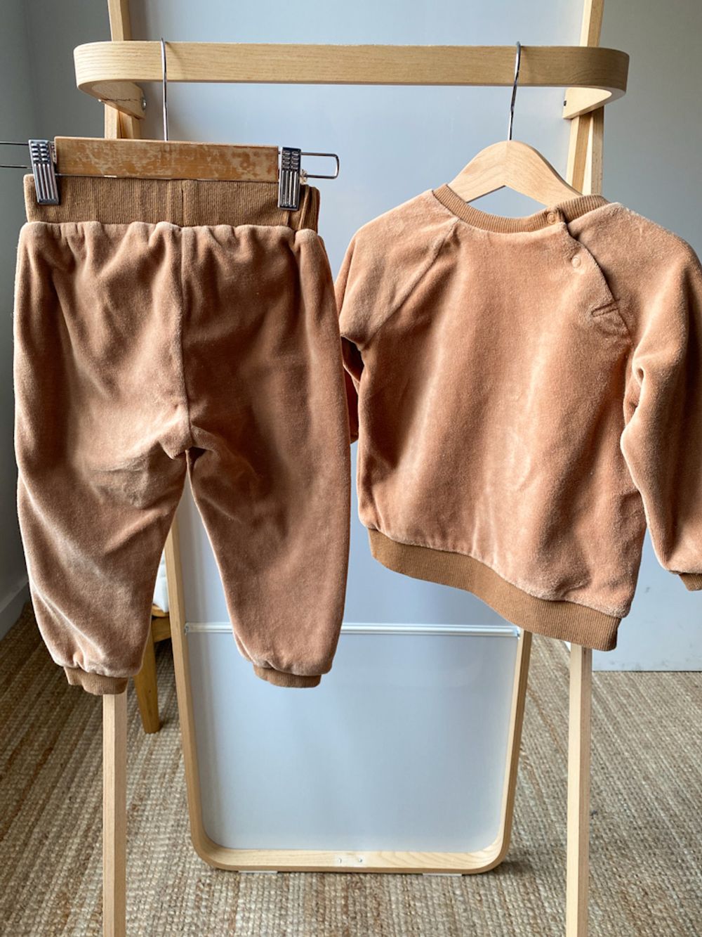 Велюровый костюм H&M, 92