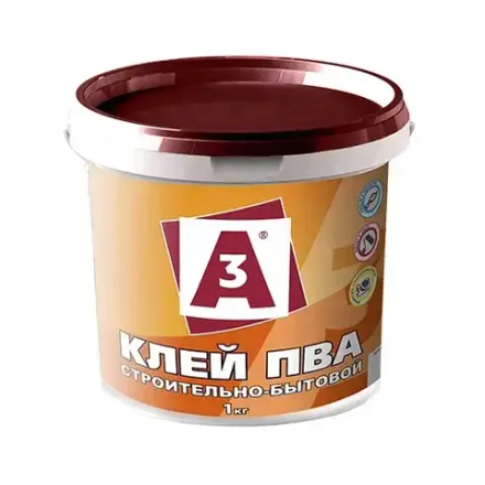 A3  Клей ПВА Строительно-бытовой 1кг (ИжСинтез)