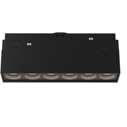 Магнитный трековый светильник ЭРА TRM20-3-11-6W4K BK светодиодный 6Вт 4000К черный для системы NOVA | Магнитные трековые светильники