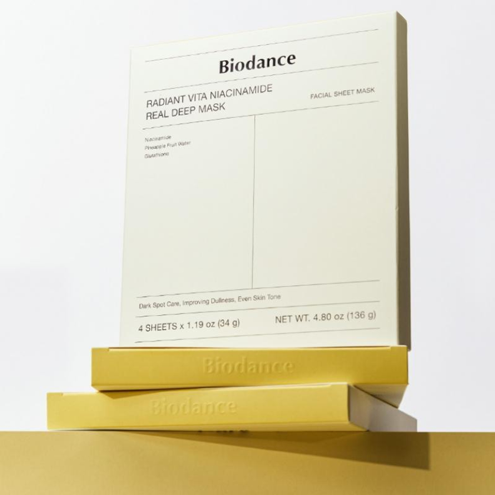 Biodance Ночная гидрогелевая маска с Ниацинамидом Radiant Vita Niacinamide Real Deep Mask 34 гр