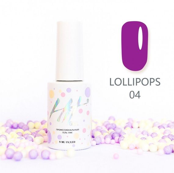 Гель-лак ТМ &quot;HIT gel&quot; №04 Lollipops, 9 мл